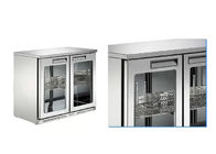 Attrezzatura di refrigerazione di approvvigionamento della doppia porta 920mm del vetro trasparente