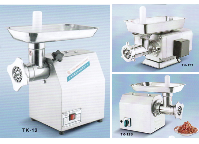 metà elettrica della tritacarne With Sausage Tube di acciaio inossidabile delle attrezzature di trasformazione dei prodotti alimentari 150KG/h