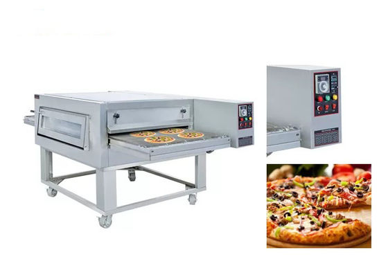 Forno commerciale della pizza del trasportatore 380V dell'aria calda 1200mm